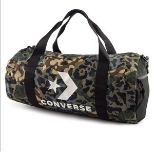 Converse Camo Sport Duffel Bag Unisex